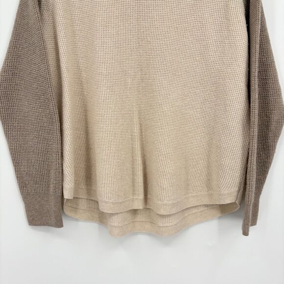 Madewell Jane Waffle Knit Sweater Wool Alpaca Blend Pullover, Sz Small, - Picture 4 of 8